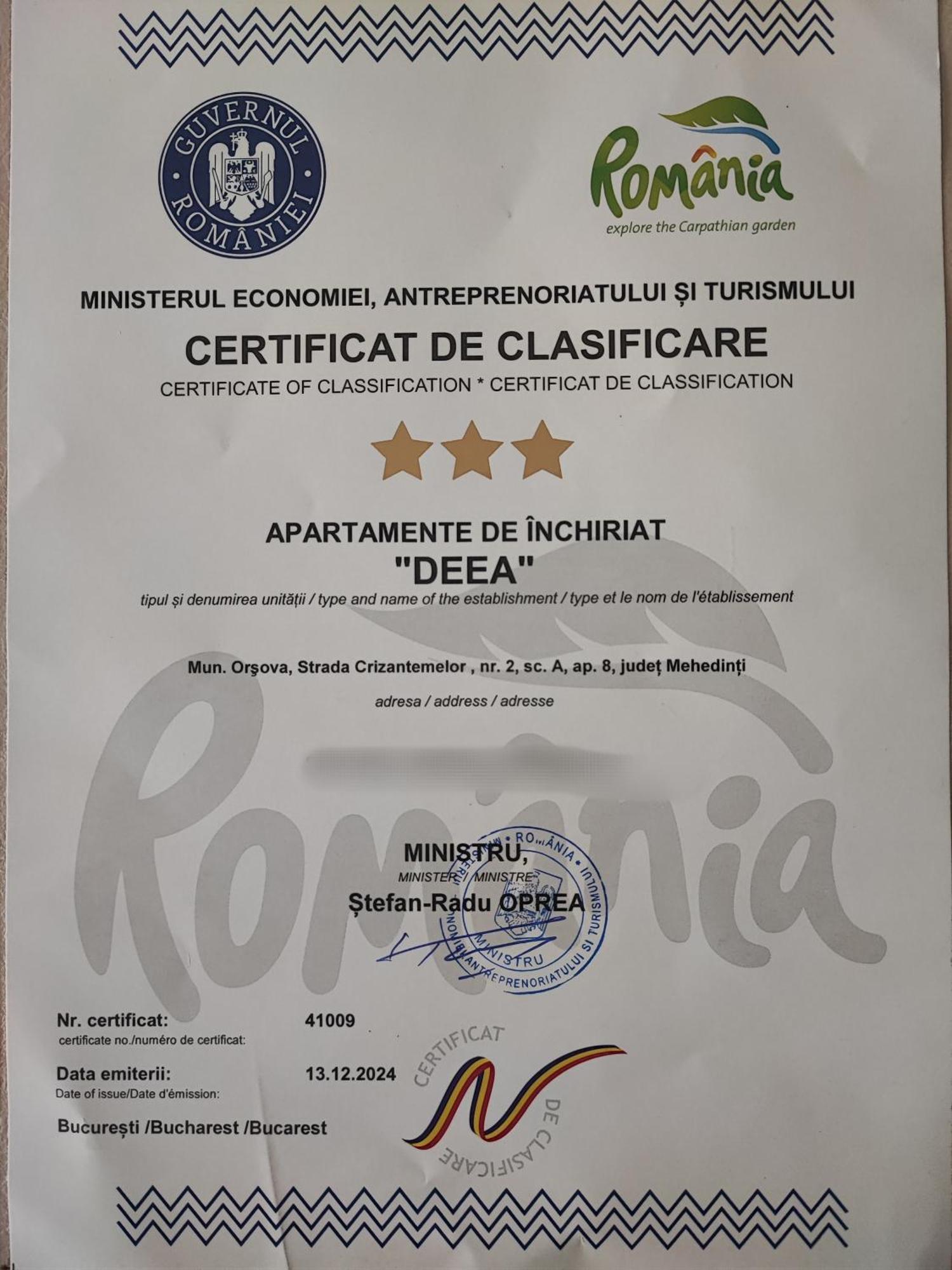 Deea Apartment Orsova Bagian luar foto